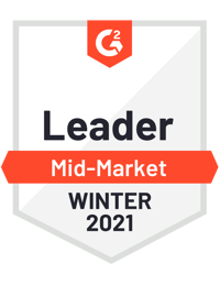 G2 Mid Market Leader G2 Mid Market Leader - Winter 2021
