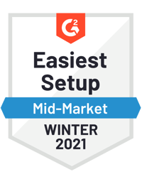 G2 Easiest setup G2 Easiest setup - Winter 2021