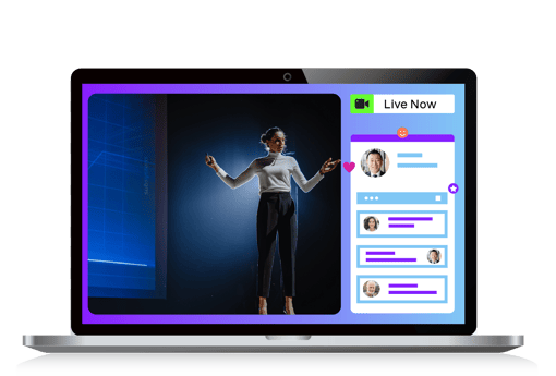 Interactive Broadcast Live event being streamed with Interactive Broadcast