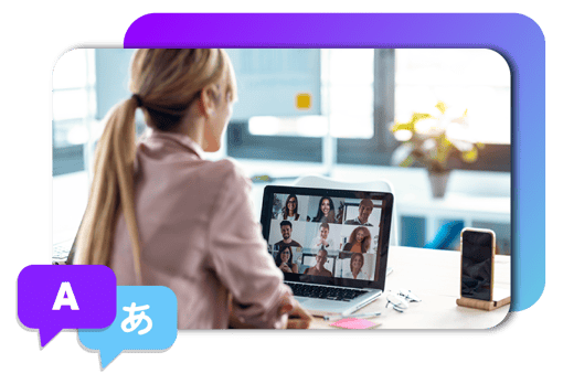 Video Meetings AI Video Meetings AI call taking place on a laptop screen